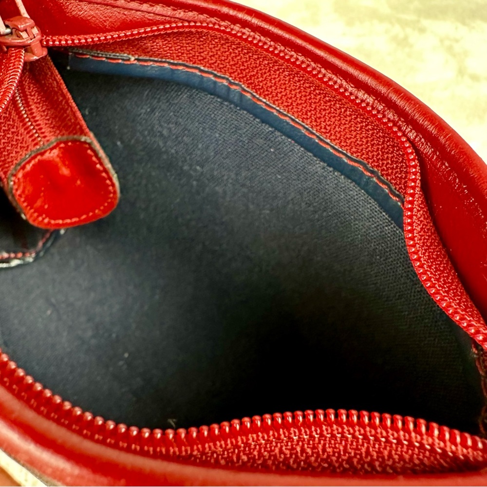 Dior Trotter Red monogram canvas and leather Wristlet, Pouch VINTAGE CUTE - Picture 11 of 13